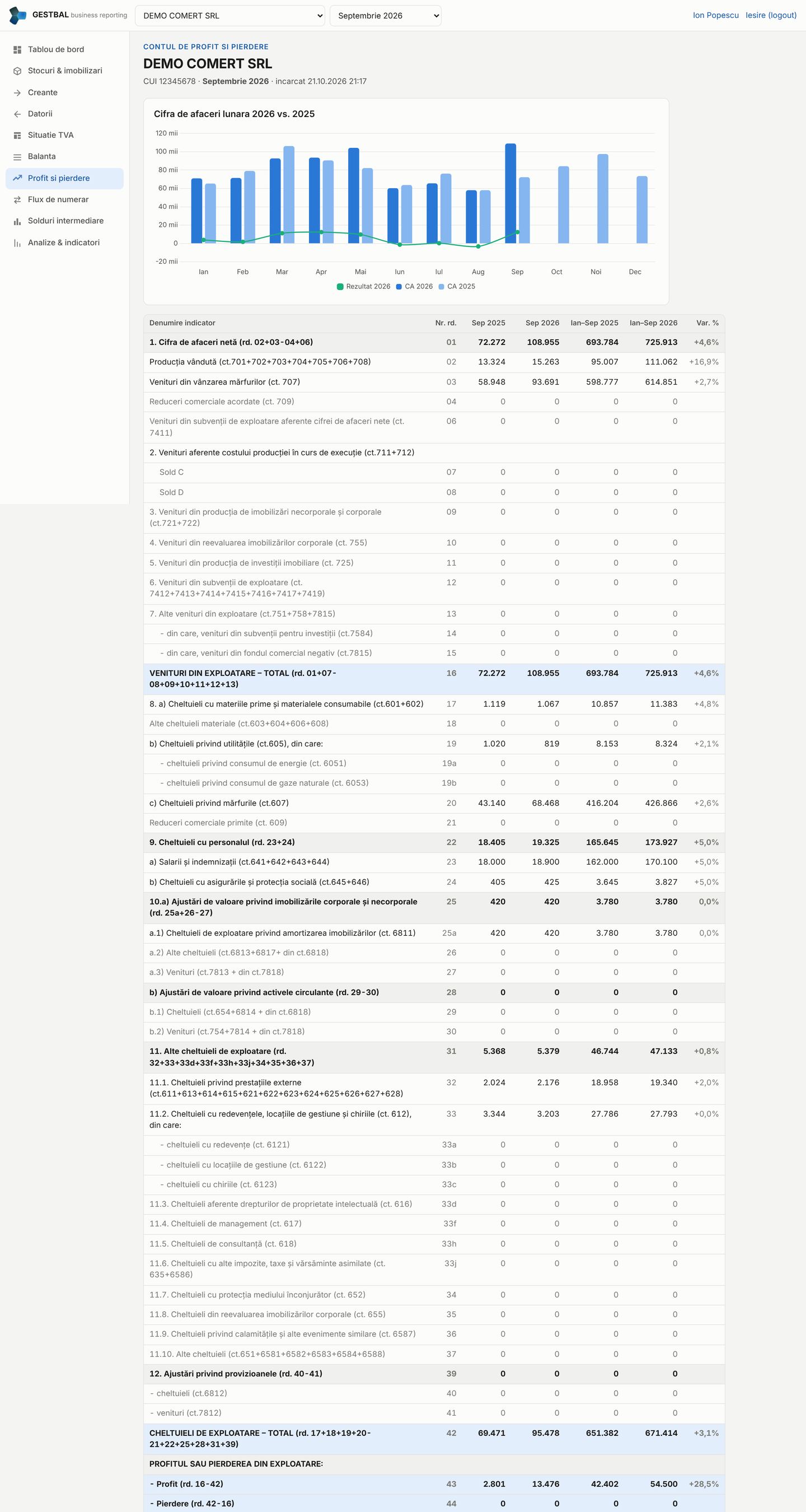 Profit și pierdere